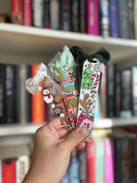Holiday Acrylic Bookmarks