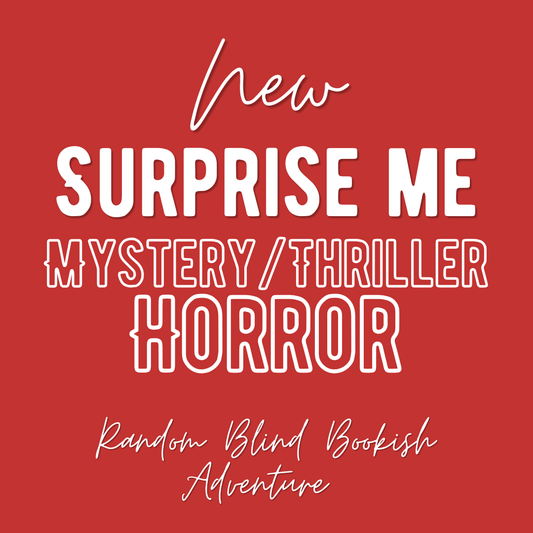 NEW - Blind Bookish Adventure | Mystery/Thriller, Horror, Cozy Mystery
