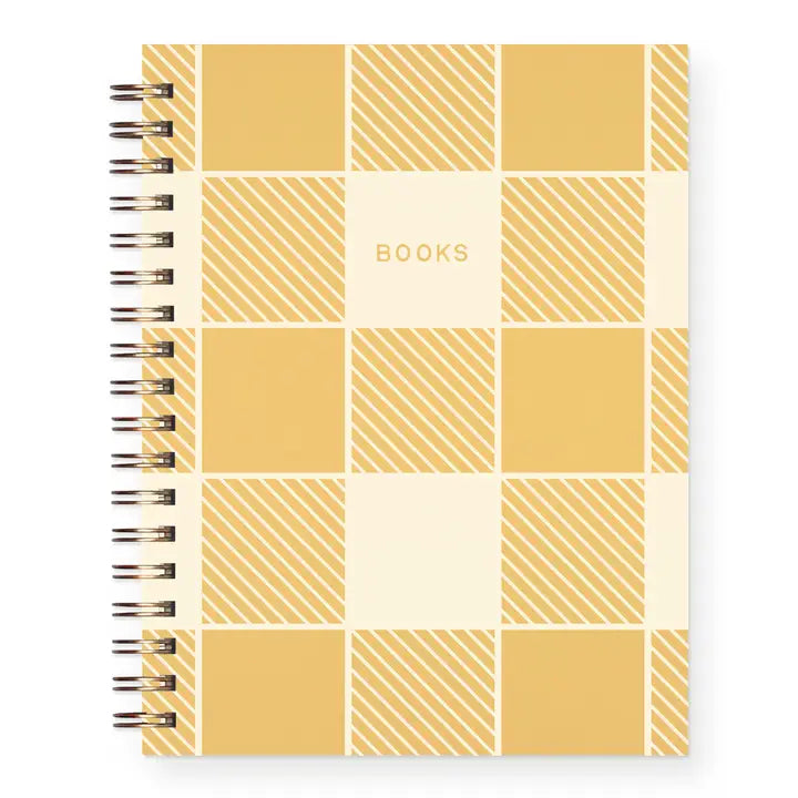 Gingham Pattern Book Journal